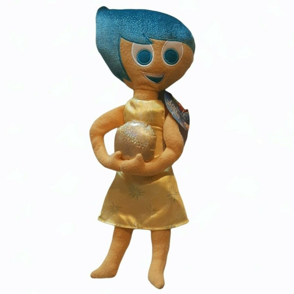 Disney Pixar Inside Out Joy Plush Doll 15” Stuffed Animal Toy